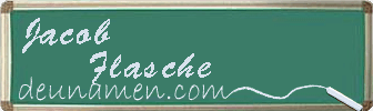Jacob Flasche Visitenkarte